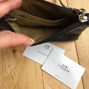 Coach Bags - COACH -black leather wristlet Coach Bags - COACH -black leather wristlet